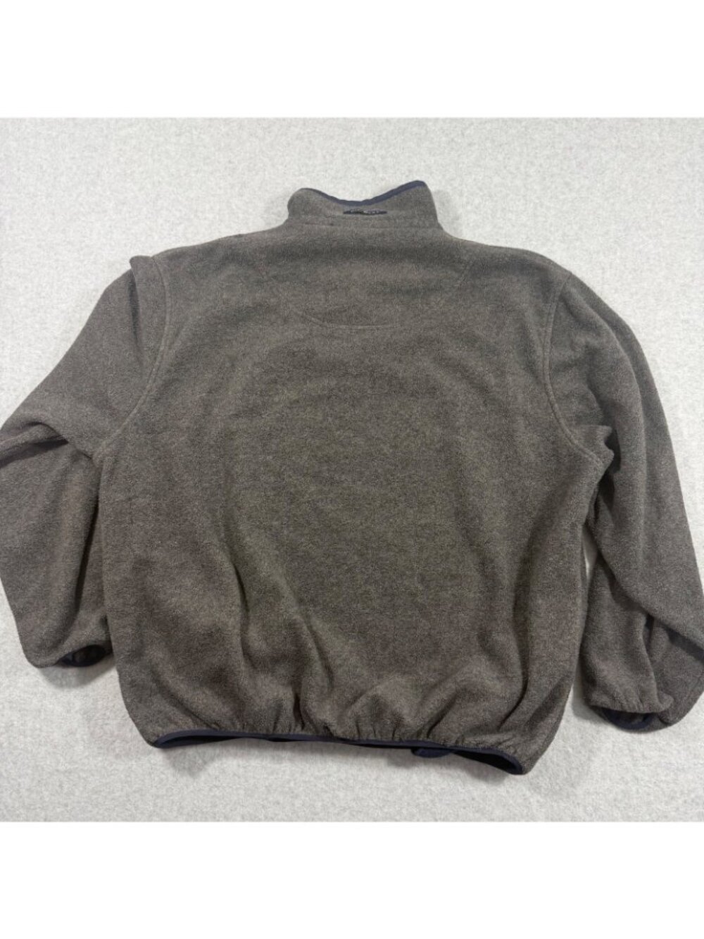 GANT Rugger USA Technical Fleece Pullover Snap Mock Neck Gray Men’s Large - Picture 4 of 7